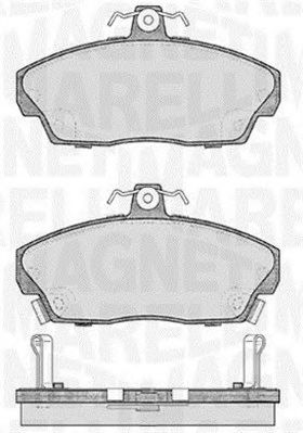 MAGNETI MARELLI 363916060484 -  Комплект тормозных колодок, дисковый тормоз